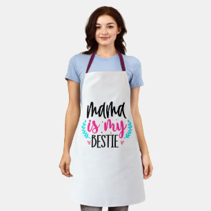 Tablier Cadeau de la fête des mères My Bestie BFF Maman