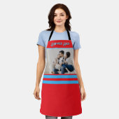 Tablier Cadeau de la fête des pères pour papa super (Porté)