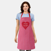 Tablier Cadeau de la Saint-Valentin personnalisé Timeless (Porté)