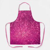 Tablier Cadeau de luxe Populaire Parties scintillant rose  (Recto)