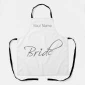 Tablier Cadeau de Mariage Enterrement de Vie de Jeune Fill (Recto)