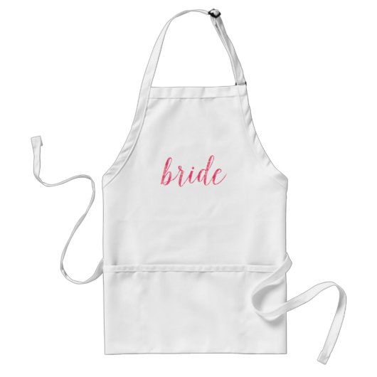 Tablier Cadeau de mariée pour Fête des mariées Bachelorett (Devant)