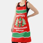 Tablier Cadeau de Noël de frère personnalisé (Insitu)