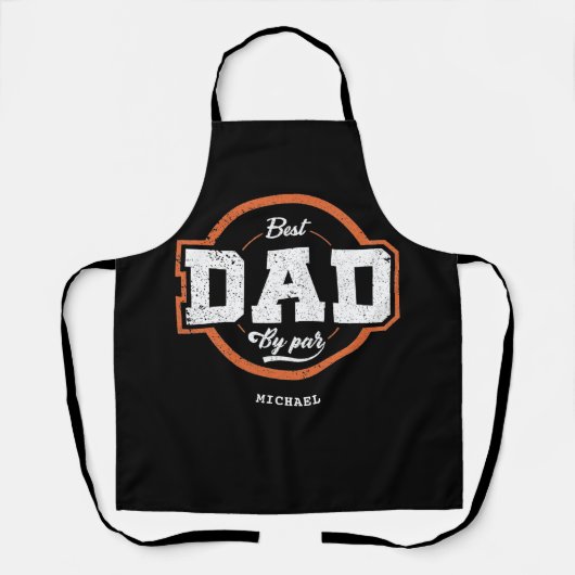 Tablier Cadeau de nom personnalisé pour papa (Recto)