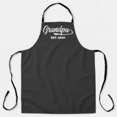 Tablier Cadeau de papy pour la création de la typographie (Recto)