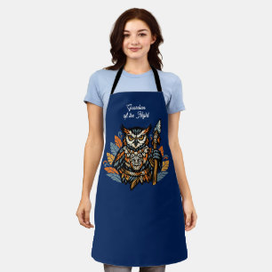 Tablier Cadeau de style sauvage de guerrier tribal de hibo