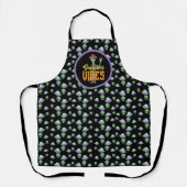 Tablier Cadeau Drôle de Chef Alien UFO Summer Vibe (Recto)