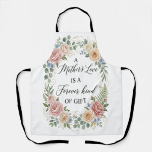 Tablier Cadeau élégant de fleurs pour l'amour éternel d'un