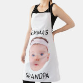Tablier Cadeau grand-père, Visage bébé personnalisé, Cadea (Insitu)