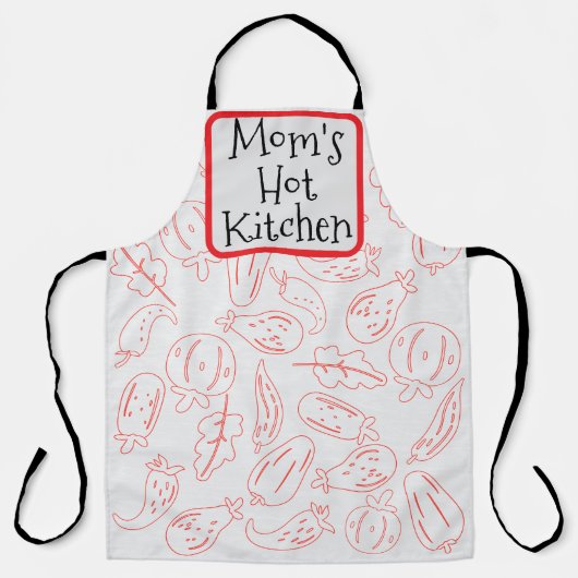 Tablier Cadeau "Maman’s Hot Kitchen" (Recto)