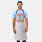 Tablier Cadeau "Maman’s Hot Kitchen" (Porté)