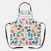 Tablier Cadeau mignon pour Amoureux des chats Chat Maman p (Recto)