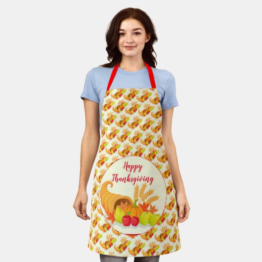 Tablier Cadeau moderne Thanksgiving Best (Porté)