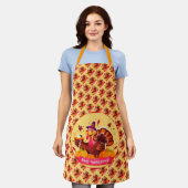 Tablier Cadeau moderne Thanksgiving Best (Porté)