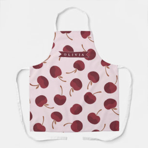 Tablier Cadeau Personnalisé avec Motif Cerisier Esthétique