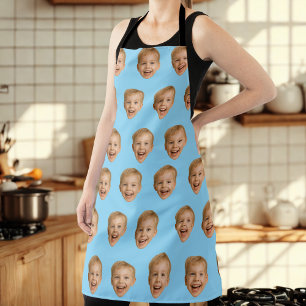 Tablier Cadeau Personnalisé, Photo Personnalisée Du Visage