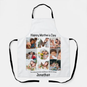 Tablier Cadeau personnalisé pour maman mère Fête 9 Photo C