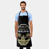 Tablier Cadeau pour buveur de rhum (Porté)
