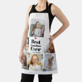 Tablier Cadeau pour Grand-mère Coeur 6 Photo Collage (Insitu)