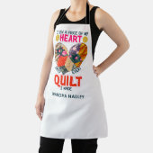 Tablier Cadeau pour grand-mère couture quilting (Insitu)