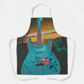 Tablier Cadeau pour mari guitariste (Recto)