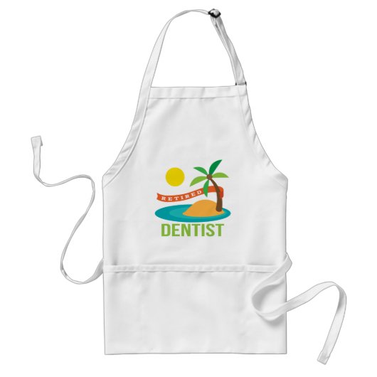 Tablier Cadeau retiré de dentiste (Devant)