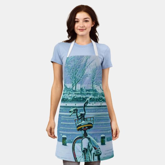 Tablier Cadeau Vélo Lover (Porté)