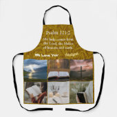 Tablier Cadeaux chrétiens Feuille vintages pour femmes Jau (Recto)