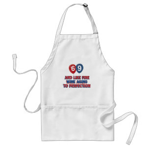 Tablier cadeaux d'anniversaire 69 an