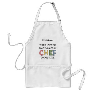 Tablier Cadeaux de chef sur mesure Meilleur Chef Jamais