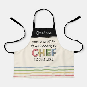 Tablier Cadeaux de chef sur mesure Meilleur Chef Jamais