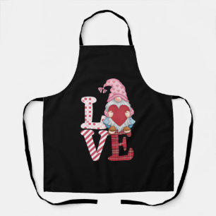 Tablier Cadeaux de couple d'amour de gnome de la Saint-Val