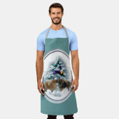 Tablier Cadeaux de Noël de Poméranie (Porté)