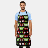 Tablier Cadeaux de Noël Dental Doctor (Porté)