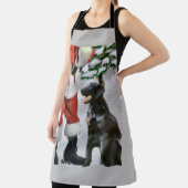 Tablier Cadeaux de Noël Retriever à revêtement plat (Insitu)