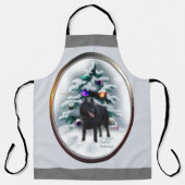 Tablier Cadeaux de Noël Schipperke (Recto)
