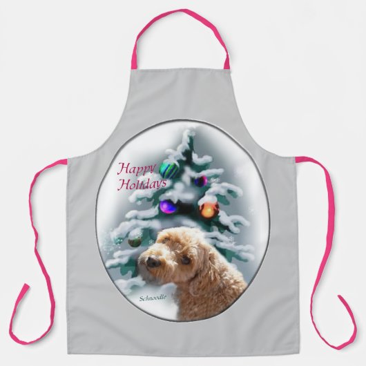Tablier Cadeaux de Noël Schnoodle (Recto)