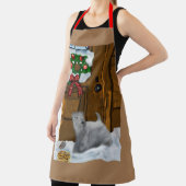 Tablier Cadeaux de Noël Sealyham Terrier (Insitu)