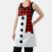 Tablier Cadeaux de Noël | Snowman personnalisé (Insitu)