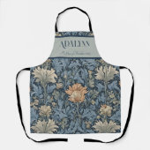 Tablier Cadeaux de retraite Graceful Retro Flowers pour ma (Recto)