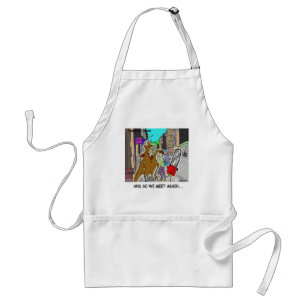 Tablier Cadeaux drôles de dessin animé Rick London embrass