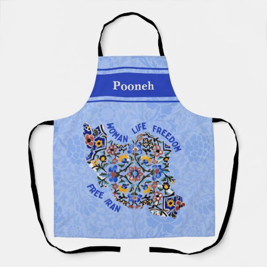 Tablier Cadeaux en vrac personnalisés iraniens pour femmes (Recto)