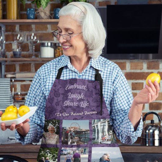 Tablier Cadeaux personnalisés pour les parents âgés Couple