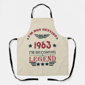 Tablier Cadeaux personnalisés soixante vintages 60e annive (Recto)