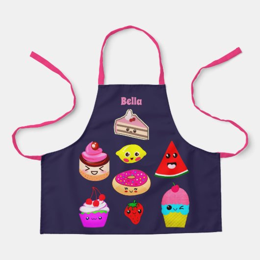 Tablier Cadeaux pour petite-fille qui aime cuisiner (Recto)