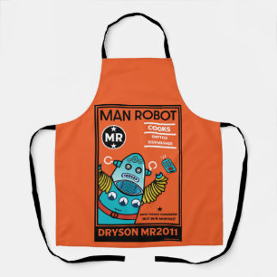 Tablier Cadeaux Robot Pour Anniversaire Ou Mariage Apron