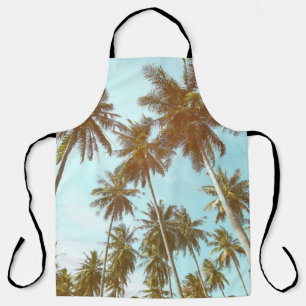 Tablier Cadre tropical : Palmiers Abstraits