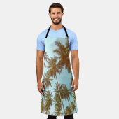 Tablier Cadre tropical : Palmiers Abstraits (Porté)