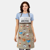 Tablier Café Business Shop Café Barista Cuisine (Porté)