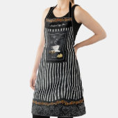 Tablier Café Cappuccino Latte Biscotti Cookies Votre Nom (Insitu)